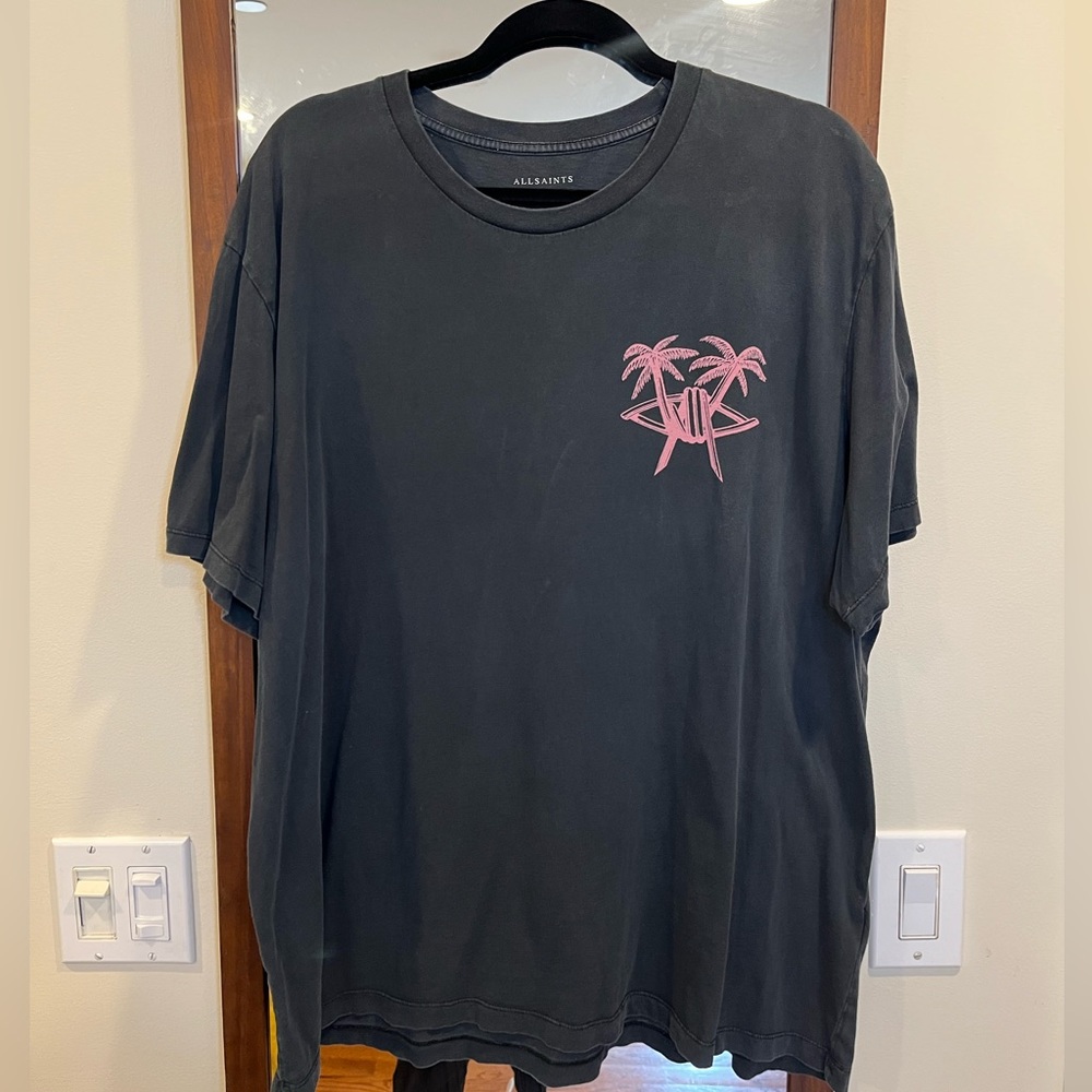 All Saints Palm/Barbwire Tee